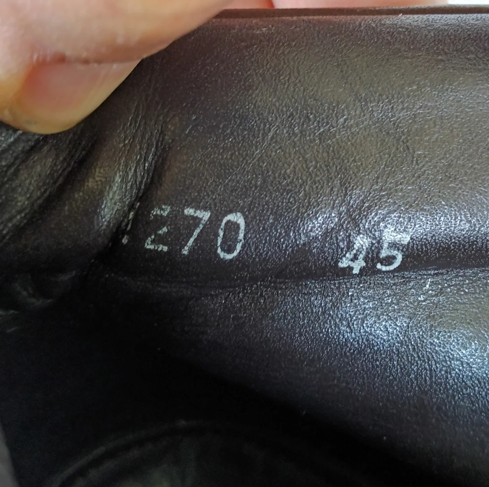 GORDON RUSH Dark Brown Leather Chukka w/ Rubber Sole EU 45/US12